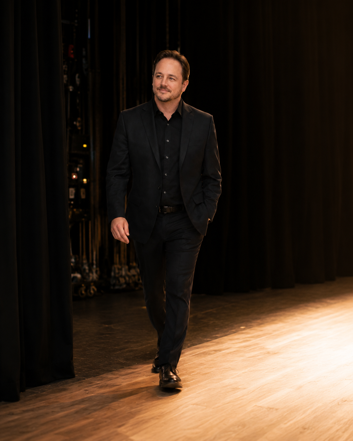 Dave Morris on stage